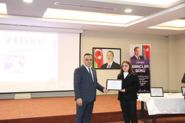 “2 fevral - Azərbaycan Gəncləri Günü” ilə bağlı tədbir keçirildi