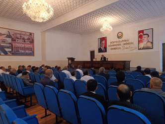 Goranboyda kənd təsərrüfatı sahəsində görülən işlər və qarşıda duran vəzifələr müzakirə olundu