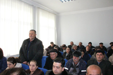Qarqucaq kəndində səyyar qəbul keçirildi