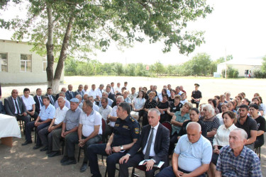 Şəfəq kəndində səyyar qəbul keçirildi