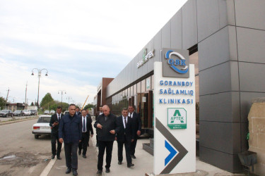 Goranboy rayon İcra Hakimiyyətinin başçısı Sağlamlıq Klinikasının fəaliyyəti ilə tanış oldu