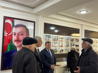 Goranboy rayon İcra Hakimiyyətində vətəndaşlar  qəbul edildi, müraciətləri dinlənildi