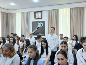 Goranboyda yüksək balnan ali məktəblərə qəbul olan məzunlarla görüş keçirildi