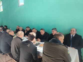 Goranboyda İcra Başçısı şəhid anasının yas mərasimində iştirak etdi