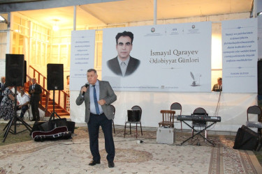 Goranboyda “İsmayıl Qarayev Ədəbiyyat Günləri” adlı ədəbi-bədii gecə keçirildi