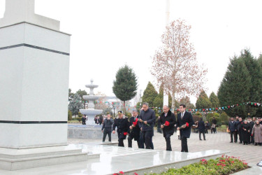 Goranboyda, “Konstitusiya və Suverenlik İli” çərçivəsində, 31 Dekabr-Dünya Azərbaycanlılarının  Həmrəyliyi Günü və 2026-cı ilin gəlişi ilə bağlı, tədbir keçirildi