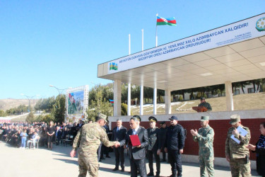 Goranboyda hərbi hissədə bayram tədbiri keçirildi