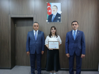 Goranboyda yüksək balnan ali məktəblərə qəbul olan məzunlarla görüş keçirildi