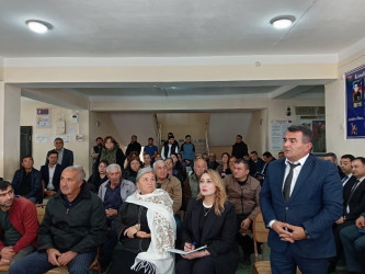 Yəhərçi Qazaxlar kəndində səyyar qəbul keçirildi