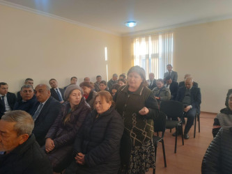 Goran qəsəbəsində səyyar qəbul keçirildi