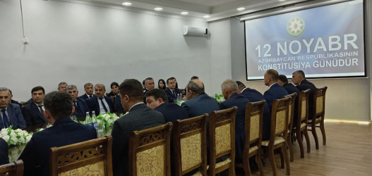 “12 noyabr-Konstitusiya Günü”nə həsr olunmuş “Konstitusiyanın qüdrəti güclü dövlətin təməlidir.”  mövzusunda tədbir