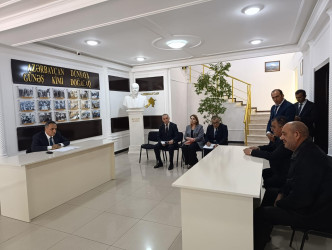Goranboy rayon İcra Hakimiyyətində vətəndaşlar qəbul edildi, müraciətləri dinlənildi