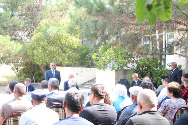 Goranboyda növbəti səyyar qəbul Borsunlu kəndində keçirildi