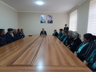 Goranboyda icra başçısı bir qrup şəhid ailələri ilə görüşdü