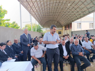 Həmənli kəndində səyyar qəbul keçirildi