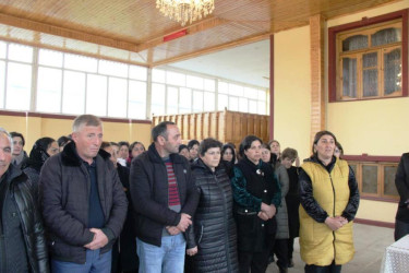 Nadirkənddə səyyar qəbul keçirildi.