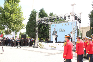 Goranboyda XXIX “Şahin” Hərbi-İdman oyununun final mərhələsi təntənəli şəkildə keçirildi