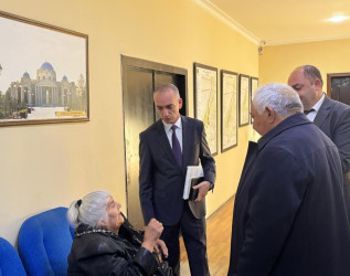 Goranboy rayon İcra Hakimiyyətində vətəndaşların müraciətləri dinlənildi