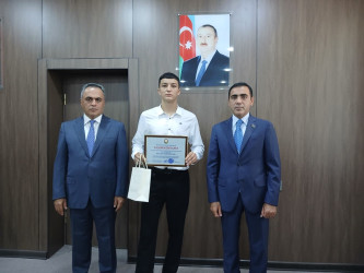 Goranboyda yüksək balnan ali məktəblərə qəbul olan məzunlarla görüş keçirildi