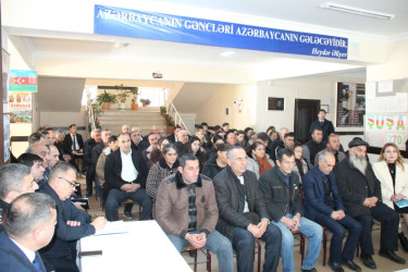 Goranboyda yeni ilin ilk səyyar qəbulu Əlirzalı kəndində keçirildi