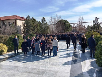 Xocalı Soyqırımı qurbanlarının 33-cü ildönümü ilə bağlı anım tədbiri keçirildi