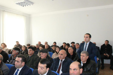 Qarqucaq kəndində səyyar qəbul keçirildi