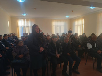 Goran qəsəbəsində səyyar qəbul keçirildi