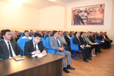 Goranboyda icra başçısı fermerlərlə görüş keçirdi