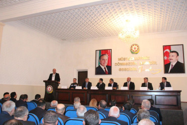 Goranboyda, “2025-ci ildə rayonun ictimai-siyasi,sosial-iqtisadi və mədəni inkişafı sahələrində görülmüş işlər və cari ildə qarşıda duran vəzifələr barədə” RİH Başçısının illik hesabat iclası keçirildi
