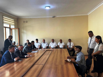 Goranboy rayon İcra Hakimiyyətində vətəndaşların müraciətləri dinlənildi