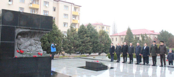 Goranboyda, Xocalı soyqırımı faciəsinin 34-cü ildönümü ilə bağlı, ümumrayon tədbiri keçirildi