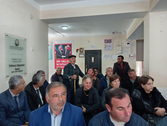 Yəhərçi Qazaxlar kəndində səyyar qəbul keçirildi