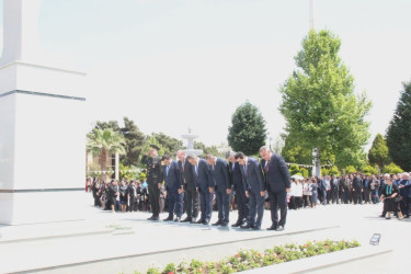 Goranboyda Ümummilli Lider Heydər Əliyevin 103-cü ildönümü ilə bağlı "Vətənə, xalqa həsr edilən ömür" mövzusunda konfrans keçirildi