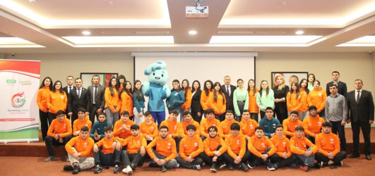 "Goranboy 2026-Gənclər Paytaxtı" ümumrayon tədbirləri çərçivəsində, Olimpiya İdman Kompleksində 60 nəfər şəhid övladlarının iştirakı ilə təşkil olunan gənclik düşərgəsinin açılış mərasimi keçirildi