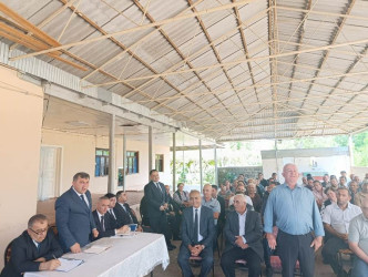 Goranboy rayonunda növbəti səyyar qəbul Qarapirimli kəndində keçirildi