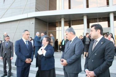 Goranboyda “08 noyabr-Zəfər Günü”nə həsr olunmuş, “Azərbaycan Respublikasının Prezidenti cənab İlham Əliyev-Qələbənin, Zəfərin memarı” adlı konfrans keçirildi