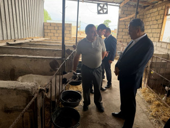 Goranboyda heyvandarlıq təsərrüfatına baxış keçirildi