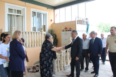 Qızılhacıllı qəsəbəsində şəhid atasının dəfn mərasimi keçirildi