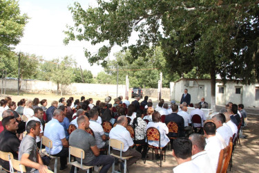 Şəfəq kəndində səyyar qəbul keçirildi