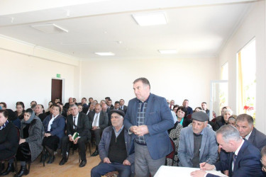 Tap Qaraqoyunlu kəndində keçirildi səyyar qəbul keçirildi