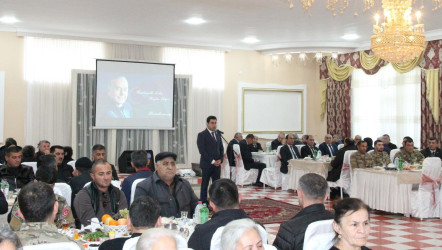 Goranboyda Ümummilli Lider Heydər Əliyevin anım günü ilə bağlı, ehsan süfrəsi təşkil olundu