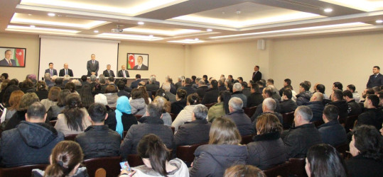 Goranboy şəhərində səyyar qəbul keçirildi