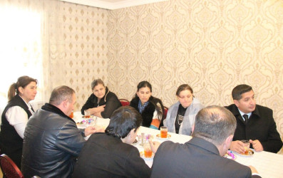 Fəxralı kəndində şəhid ailələri ilə görüş keçirildi