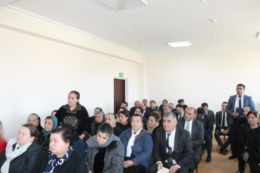 Tap Qaraqoyunlu kəndində keçirildi səyyar qəbul keçirildi