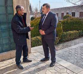 Goranboy rayon İcra Hakimiyyətində vətəndaşların müraciətləri dinlənildi