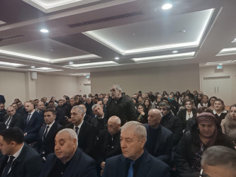 Goranboy şəhərində səyyar qəbul keçirildi