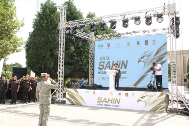Goranboyda XXIX “Şahin” Hərbi-İdman oyununun final mərhələsi təntənəli şəkildə keçirildi