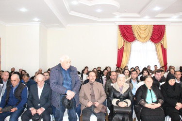 Qızılhacılıda səyyar qəbul keçirildi
