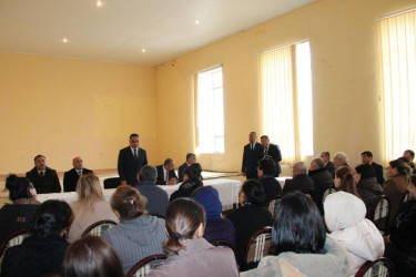 Borsunlu kəndində səyyar qəbul keçirildi