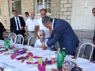 Goranboyda şəhid ailəsinə göstərilən diqqət və qayğının növbəti nümunəsi